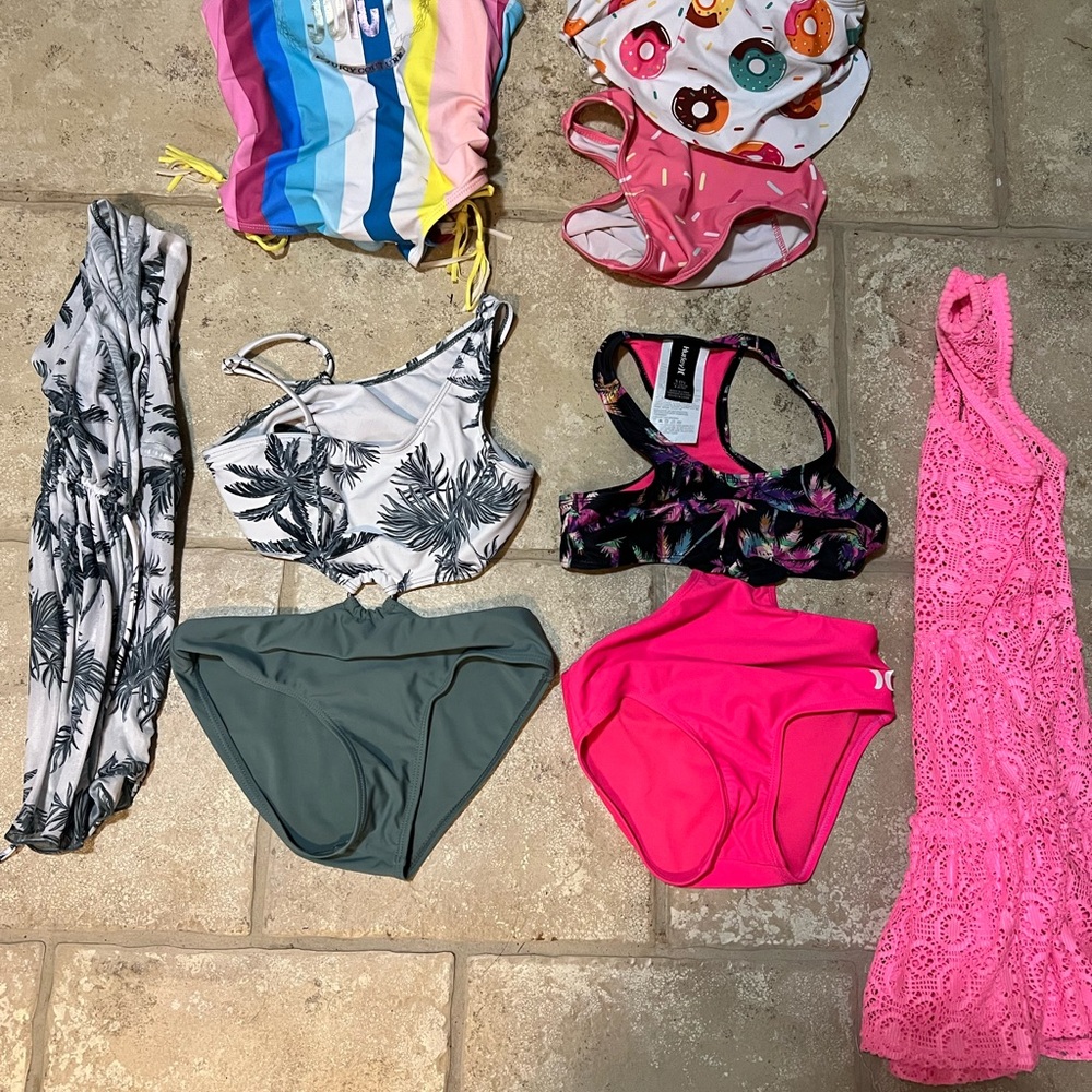 7/8 girls Colorful Swimwear Collection